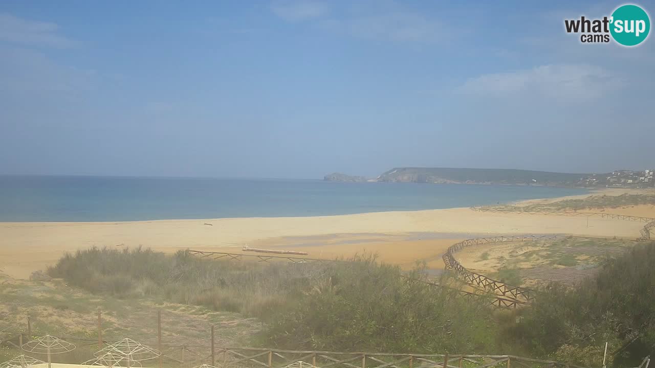 Web kamera Torre dei Corsari – Pogled uživo na plažu s Punta Usai