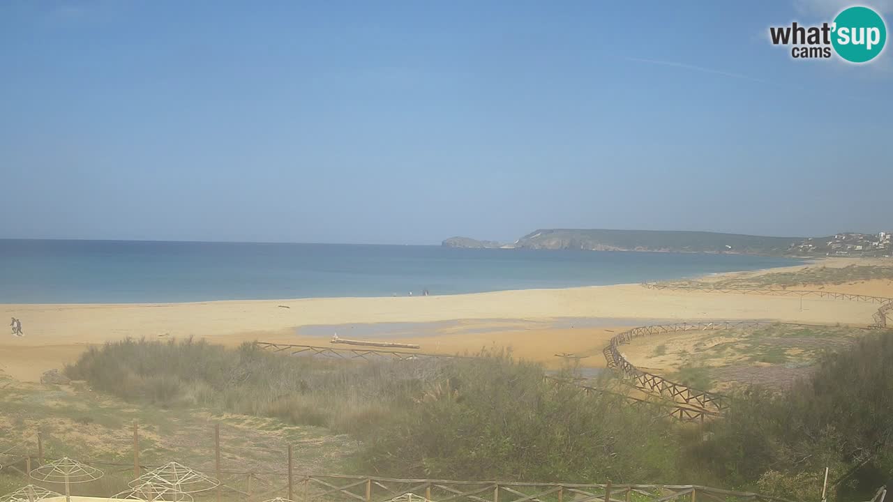Spletna kamera Torre dei Corsari – Pogled v živo na plažo s Punta Usai