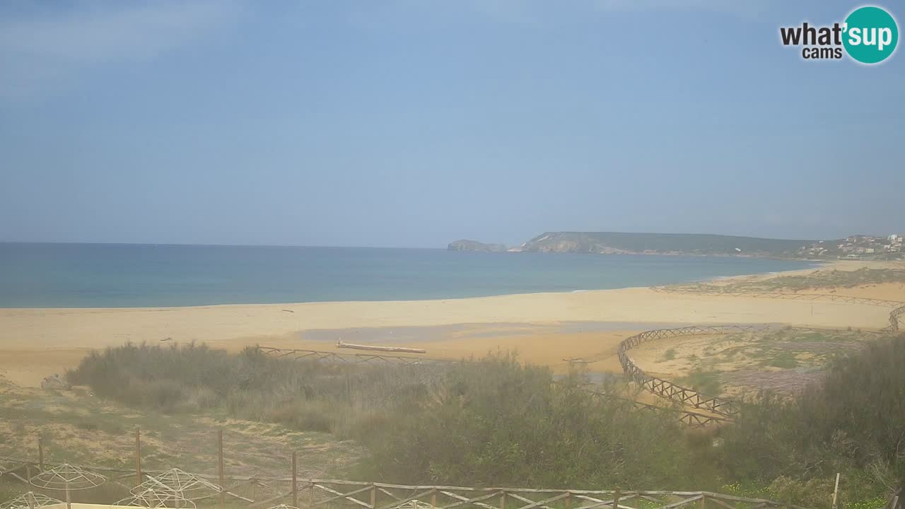 Webcam Torre dei Corsari – Liveblick auf den Strand von Punta Usai