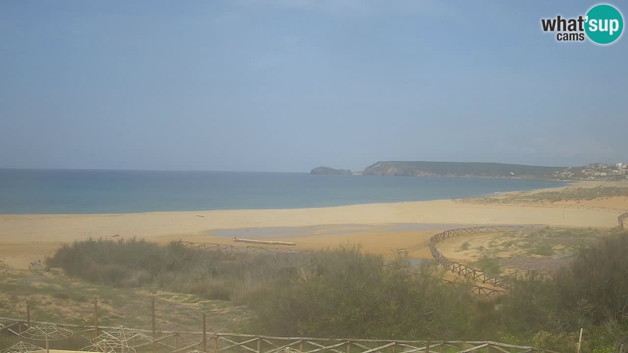 Cámara web Torre dei Corsari – Vista en directo de la playa desde Punta Usai