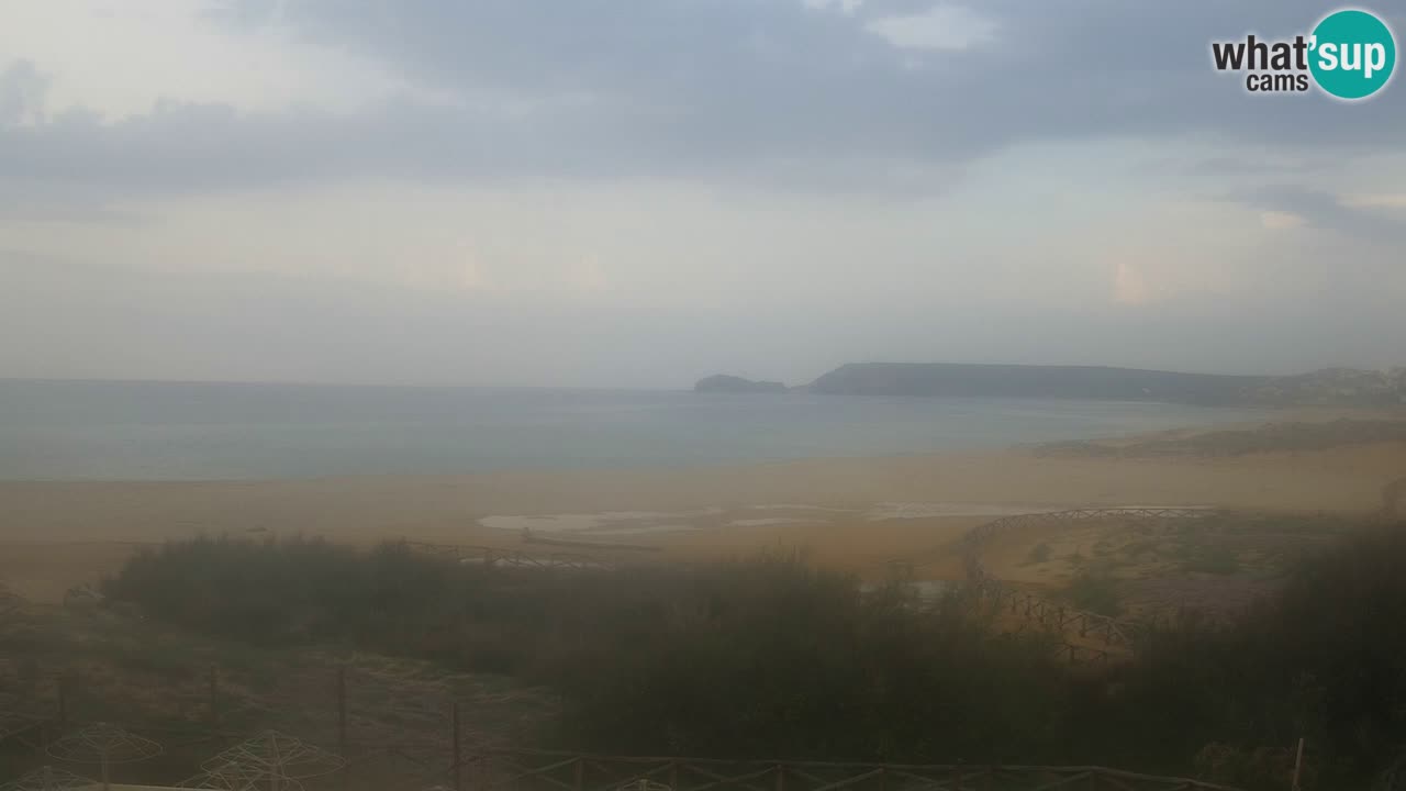 Web kamera Torre dei Corsari – Pogled uživo na plažu s Punta Usai