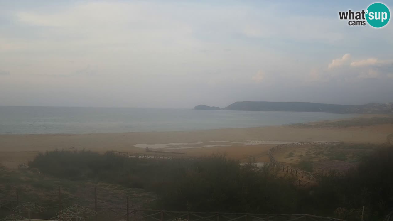 Webcam Torre dei Corsari – Vista live sulla spiaggia da Punta Usai