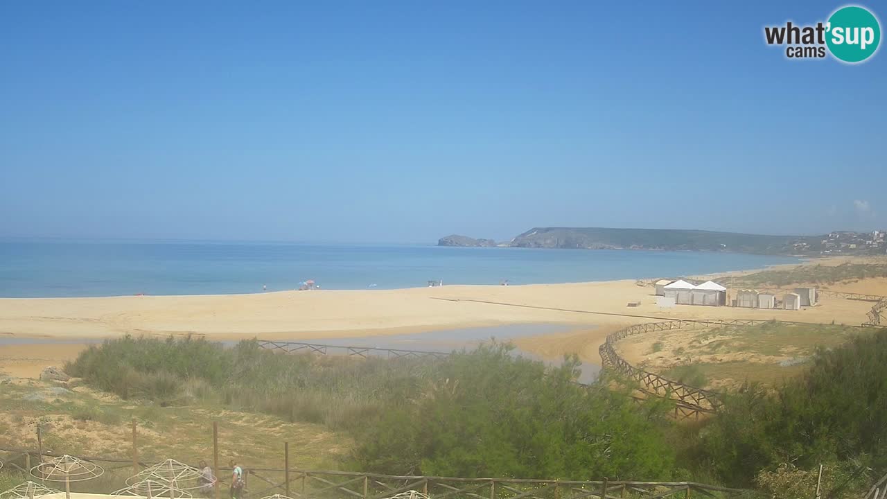 Webcam Torre dei Corsari – Vue en direct sur la plage depuis Punta Usai