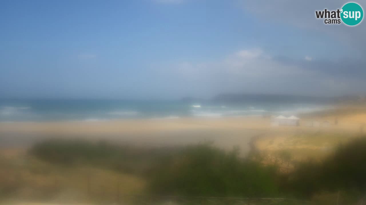 Webcam Torre dei Corsari – Liveblick auf den Strand von Punta Usai