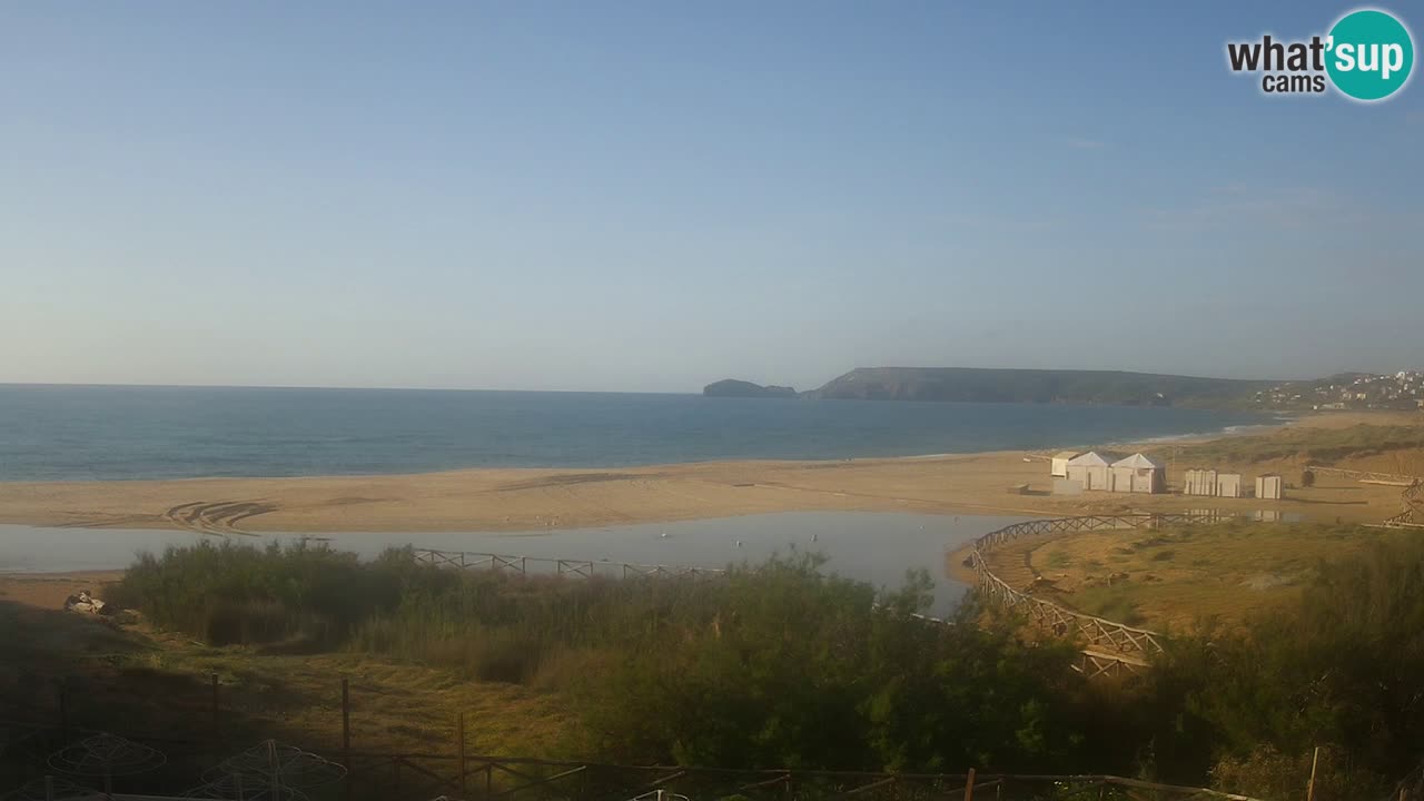 Web kamera Torre dei Corsari – Pogled uživo na plažu s Punta Usai