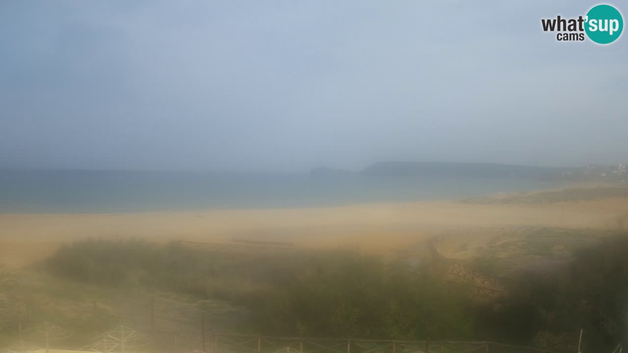 Web kamera Torre dei Corsari – Pogled uživo na plažu s Punta Usai