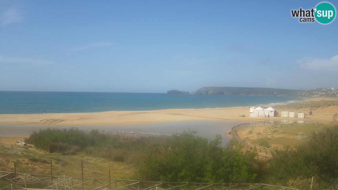 Cámara web Torre dei Corsari – Vista en directo de la playa desde Punta Usai