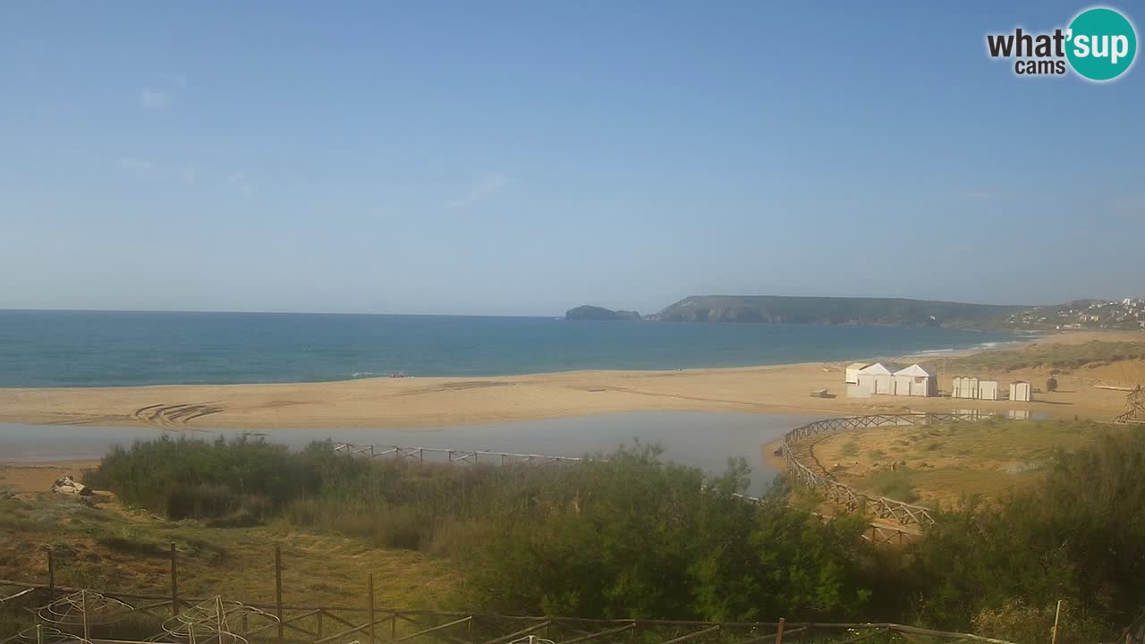 Cámara web Torre dei Corsari – Vista en directo de la playa desde Punta Usai