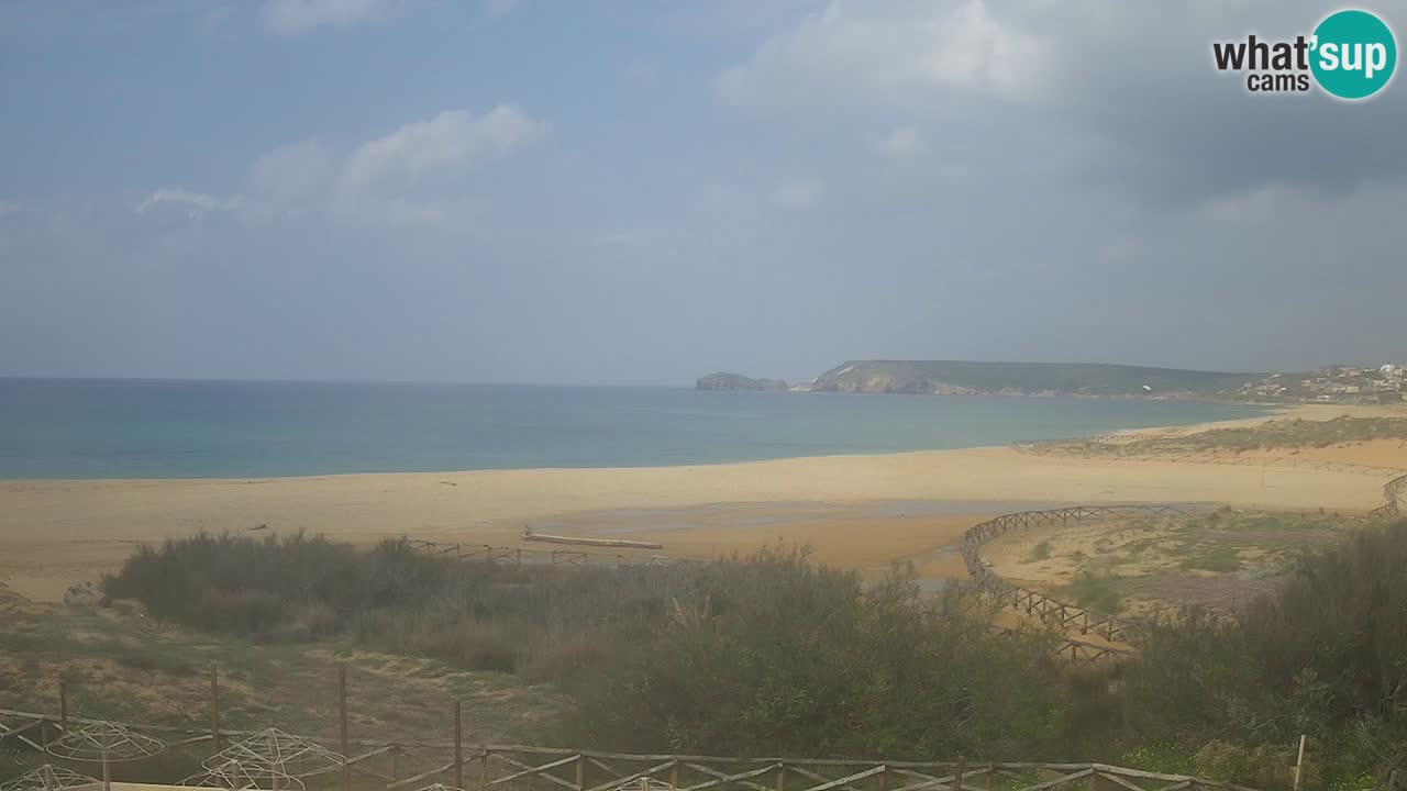 Webcam Torre dei Corsari – Vue en direct sur la plage depuis Punta Usai