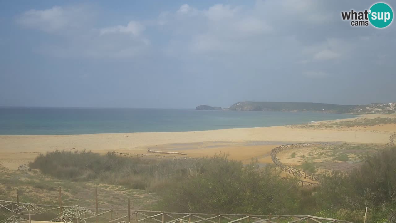 Web kamera Torre dei Corsari – Pogled uživo na plažu s Punta Usai