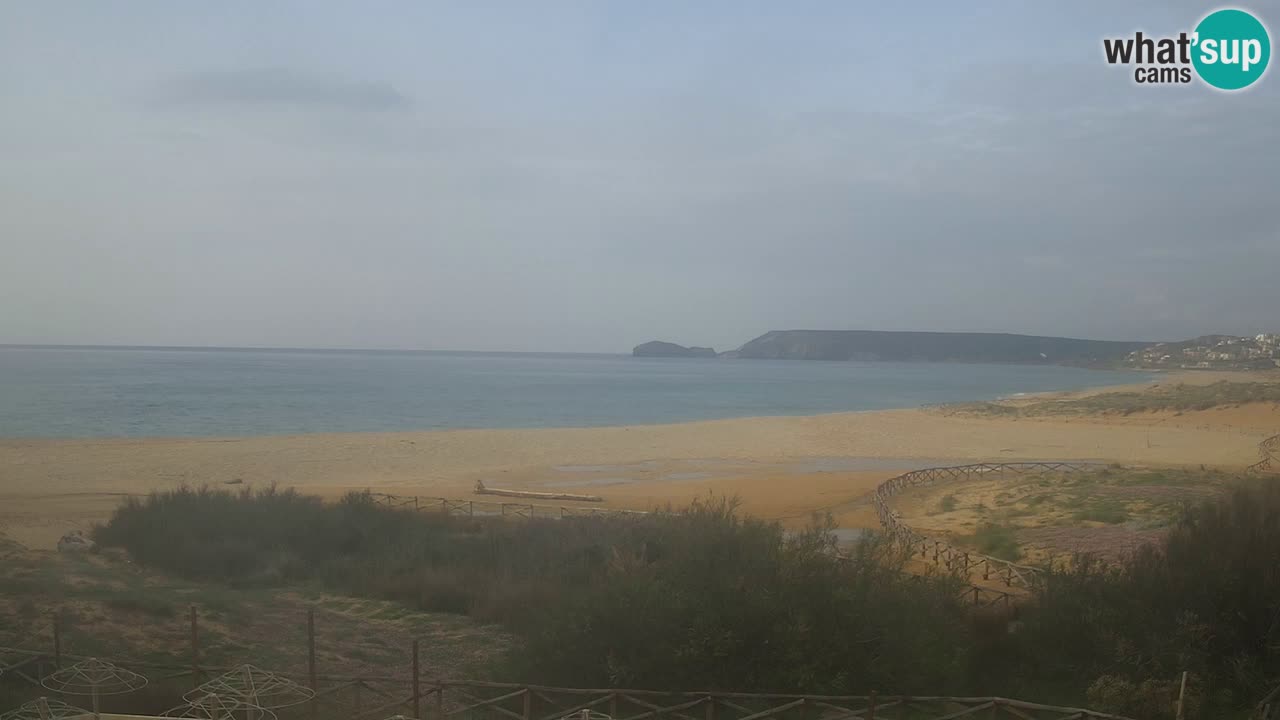 Cámara web Torre dei Corsari – Vista en directo de la playa desde Punta Usai