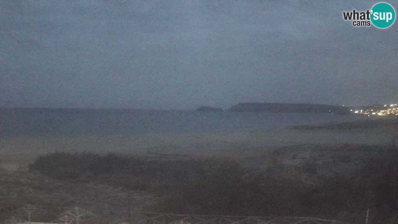 Cámara web Torre dei Corsari – Vista en directo de la playa desde Punta Usai