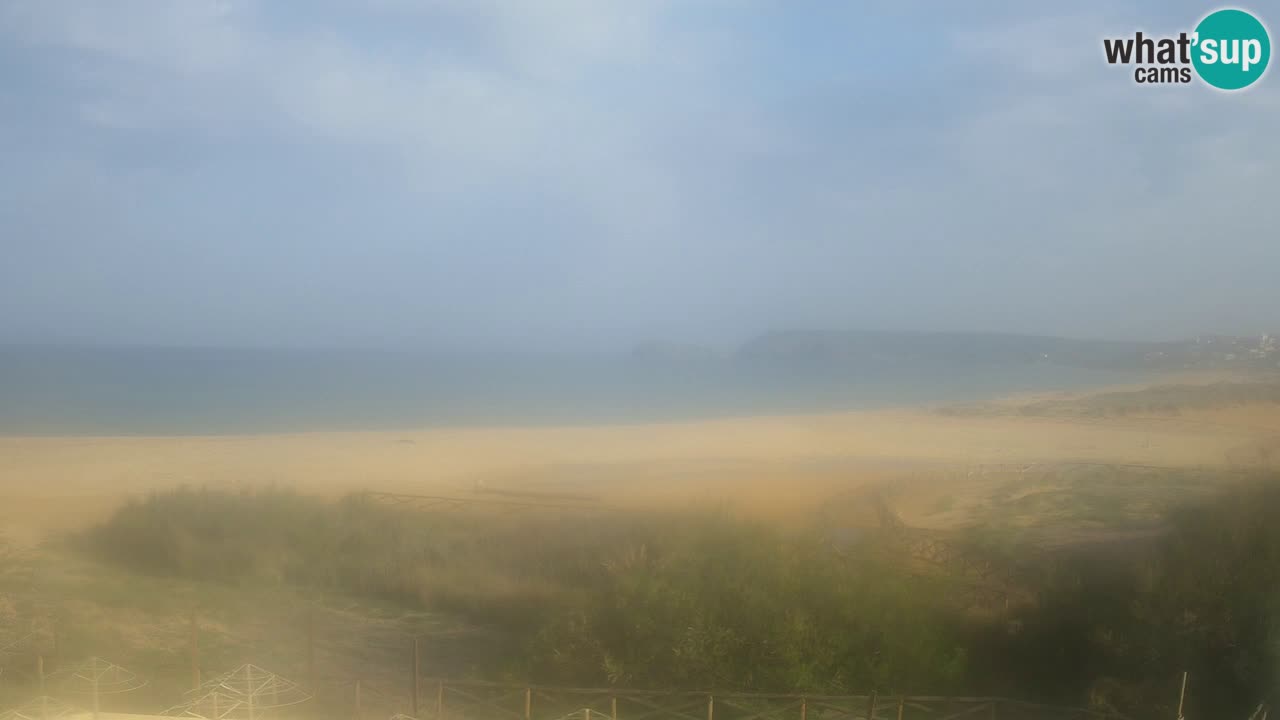 Webcam Torre dei Corsari – Live Beach View from Punta Usai