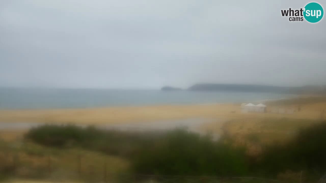 Cámara web Torre dei Corsari – Vista en directo de la playa desde Punta Usai