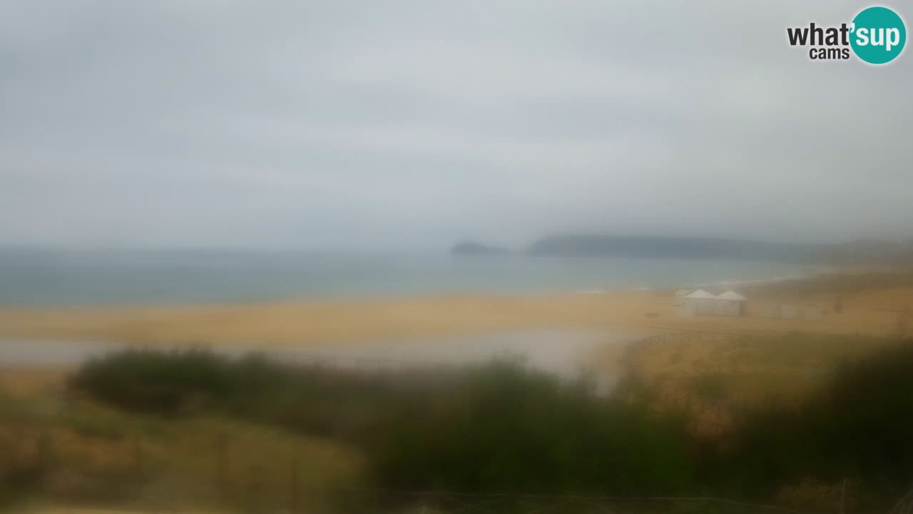 Spletna kamera Torre dei Corsari – Pogled v živo na plažo s Punta Usai