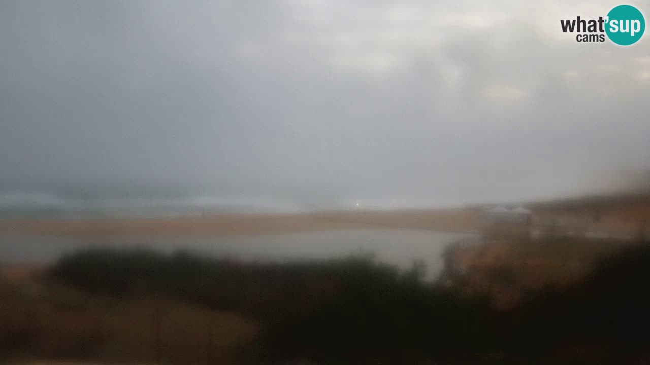 Cámara web Torre dei Corsari – Vista en directo de la playa desde Punta Usai