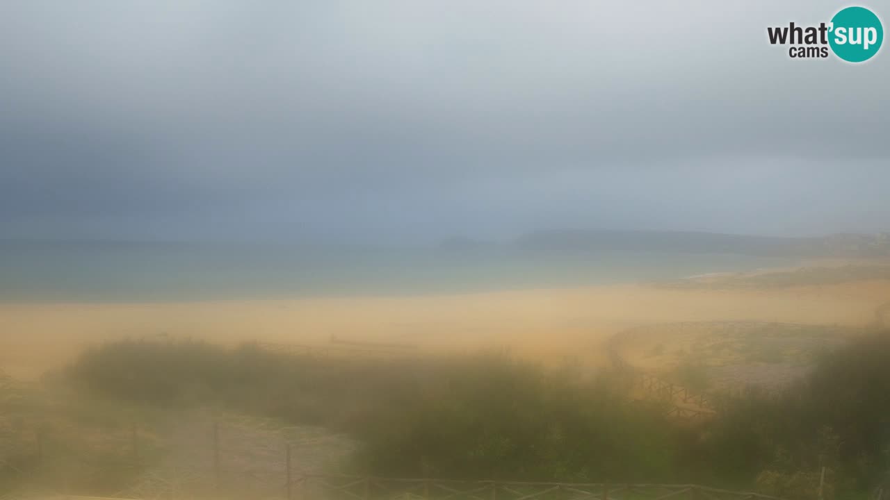 Web kamera Torre dei Corsari – Pogled uživo na plažu s Punta Usai