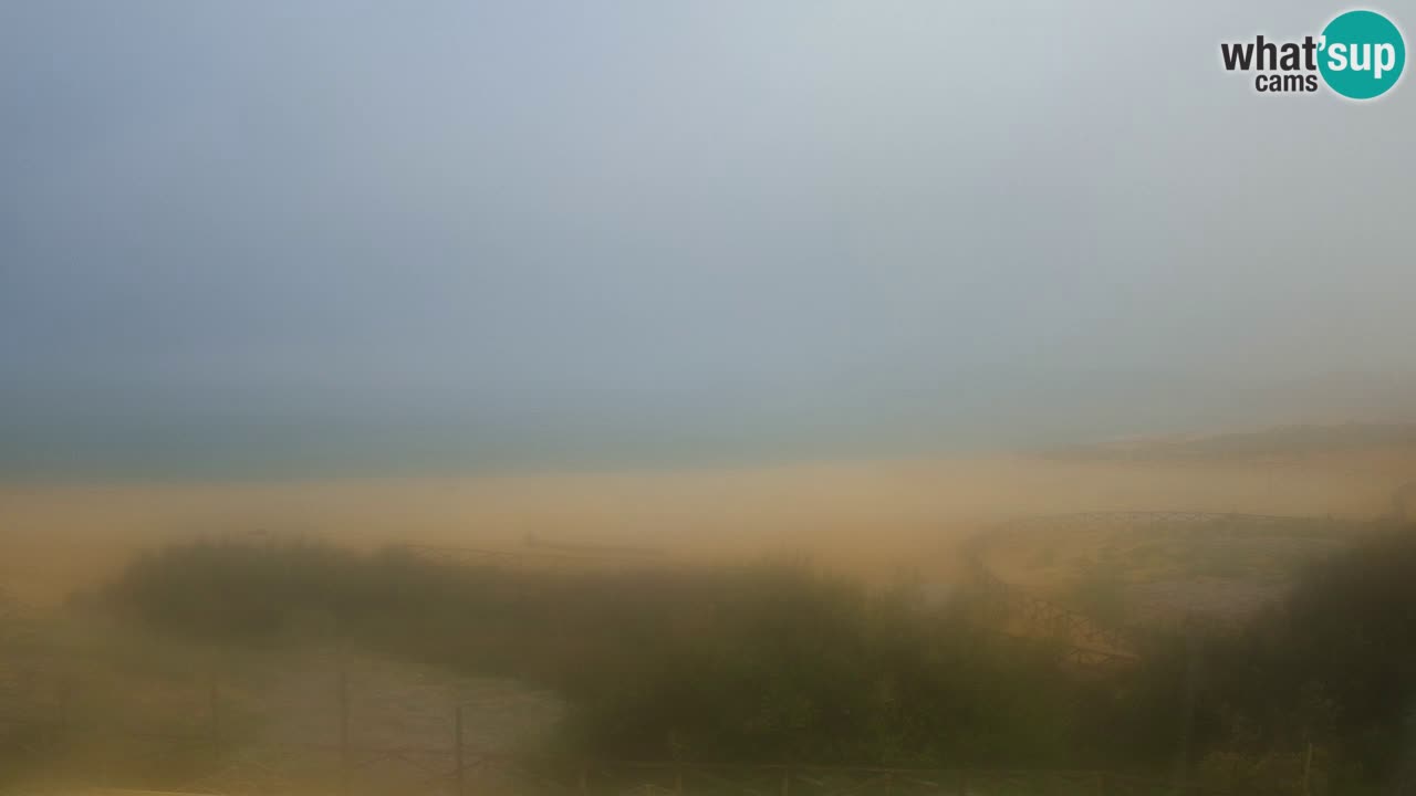 Webcam Torre dei Corsari – Vista live sulla spiaggia da Punta Usai