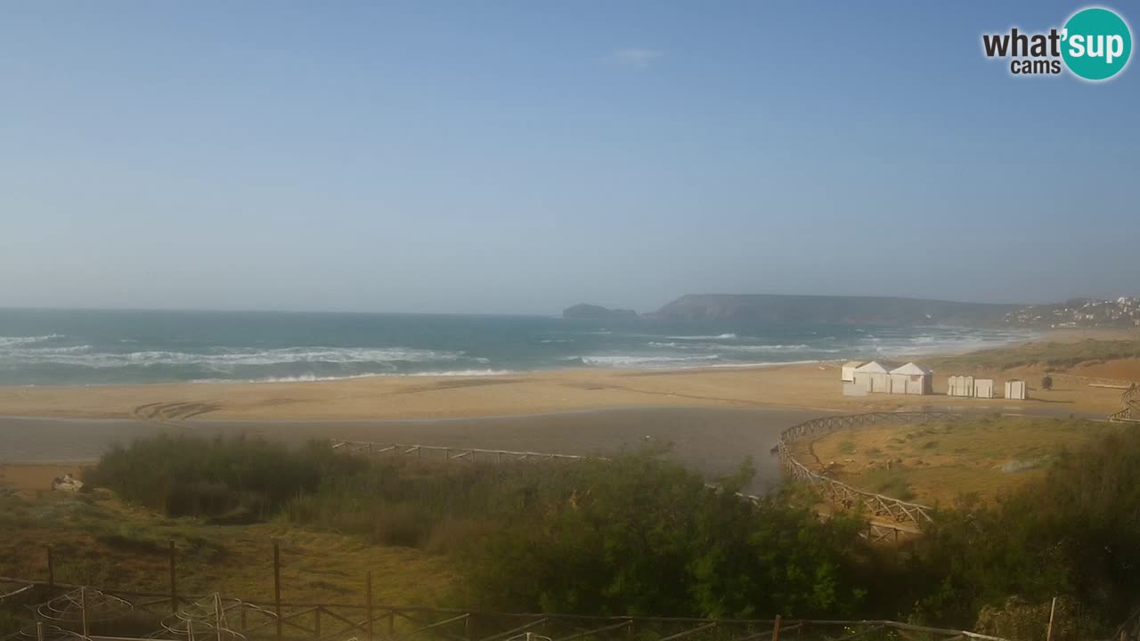 Webcam Torre dei Corsari – Vista live sulla spiaggia da Punta Usai