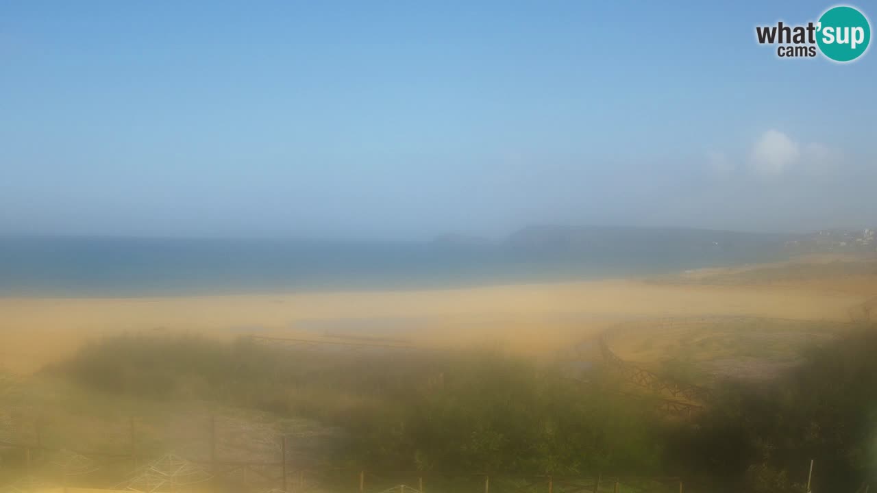 Webcam Torre dei Corsari – Live Beach View from Punta Usai