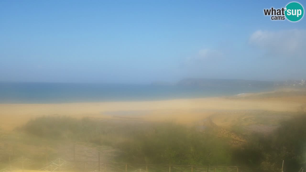 Webcam Torre dei Corsari – Liveblick auf den Strand von Punta Usai