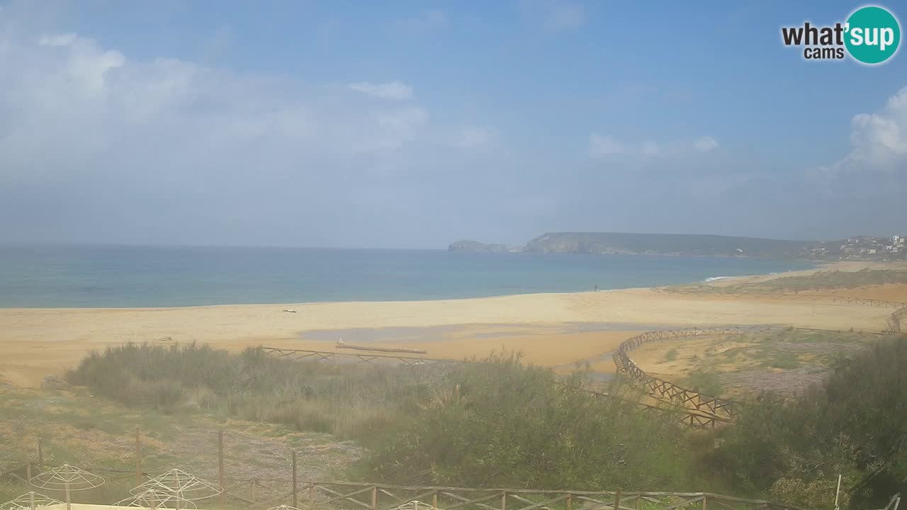 Cámara web Torre dei Corsari – Vista en directo de la playa desde Punta Usai