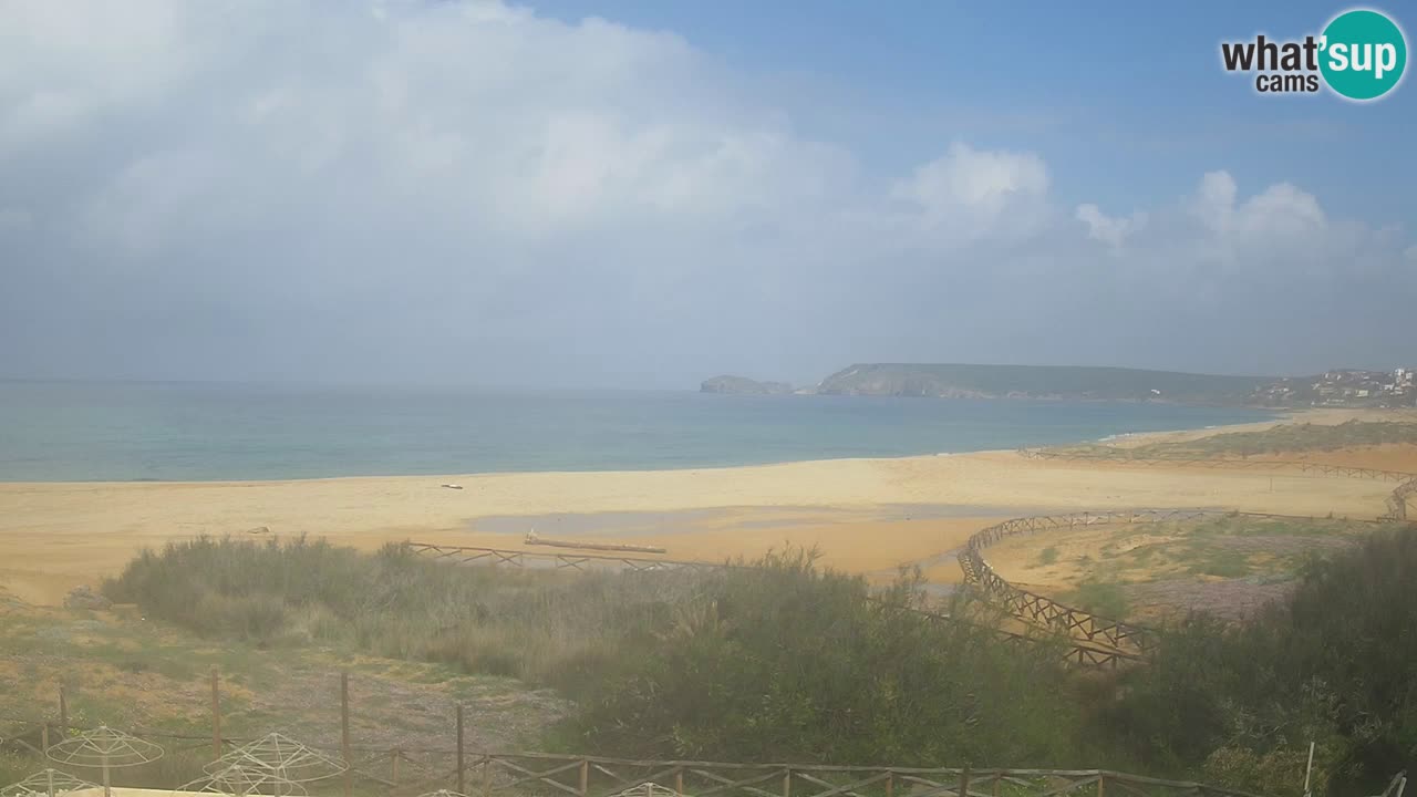 Cámara web Torre dei Corsari – Vista en directo de la playa desde Punta Usai