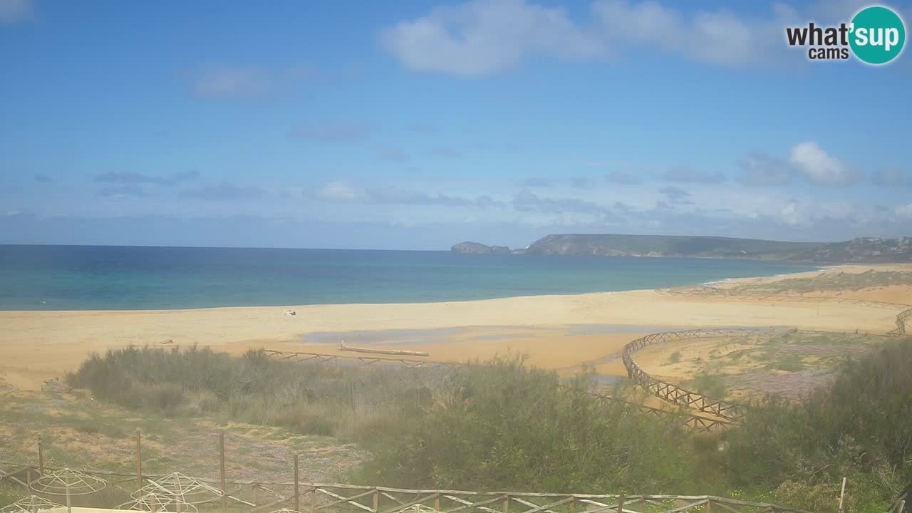 Webcam Torre dei Corsari – Vue en direct sur la plage depuis Punta Usai