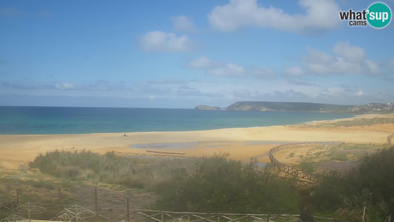 Webcam Torre dei Corsari – Vue en direct sur la plage depuis Punta Usai