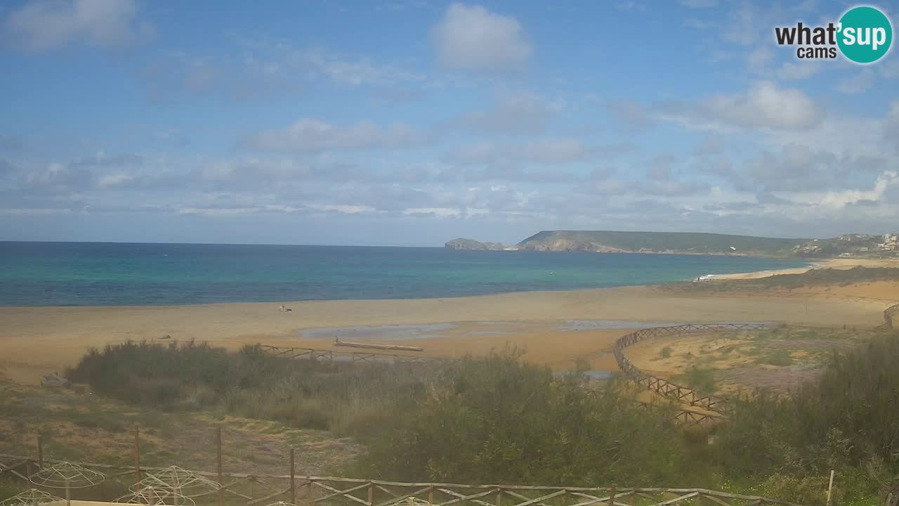 Webcam Torre dei Corsari – Vue en direct sur la plage depuis Punta Usai