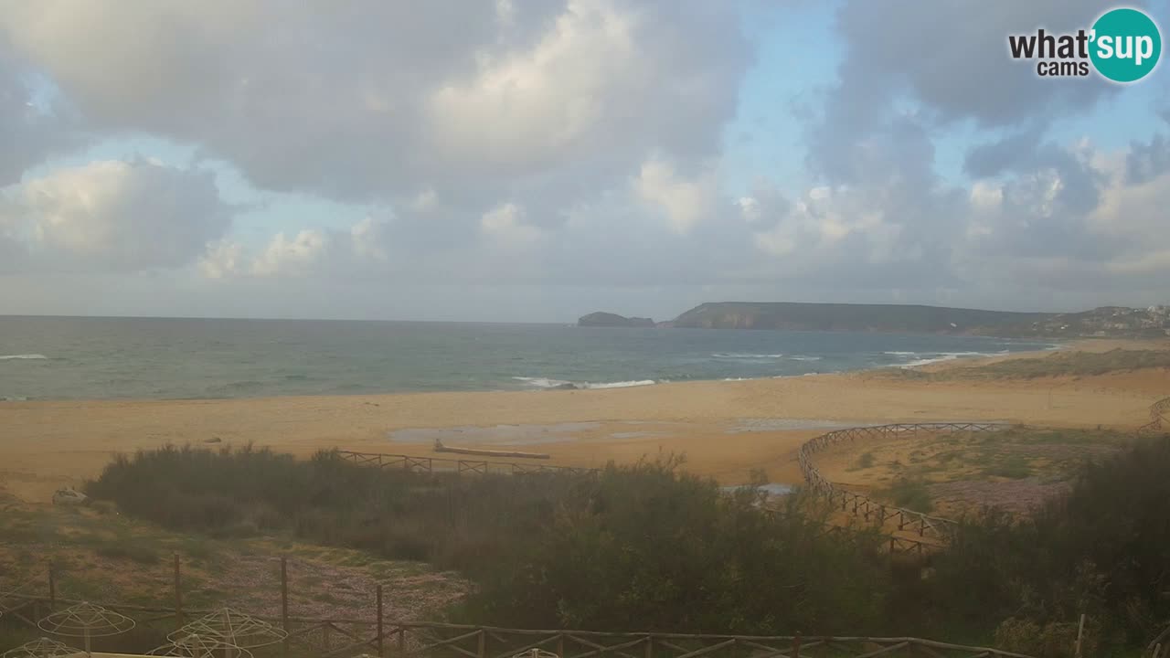 Cámara web Torre dei Corsari – Vista en directo de la playa desde Punta Usai