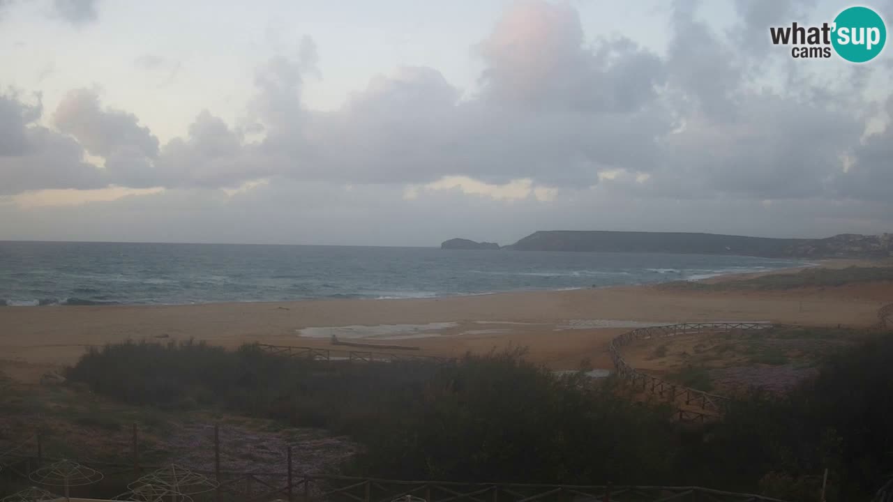 Webcam Torre dei Corsari – Vista live sulla spiaggia da Punta Usai