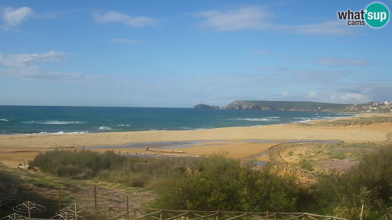 Webcam Torre dei Corsari – Liveblick auf den Strand von Punta Usai