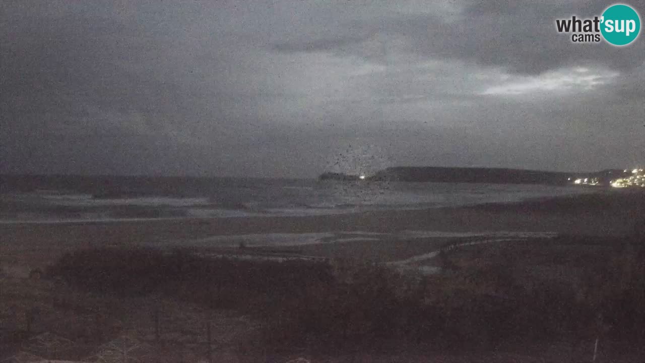 Webcam Torre dei Corsari – Vista live sulla spiaggia da Punta Usai