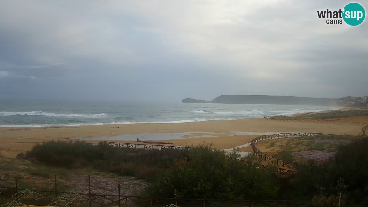 Cámara web Torre dei Corsari – Vista en directo de la playa desde Punta Usai