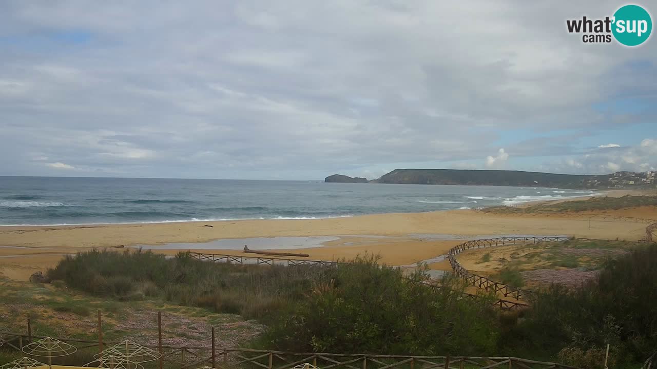 Webcam Torre dei Corsari – Liveblick auf den Strand von Punta Usai