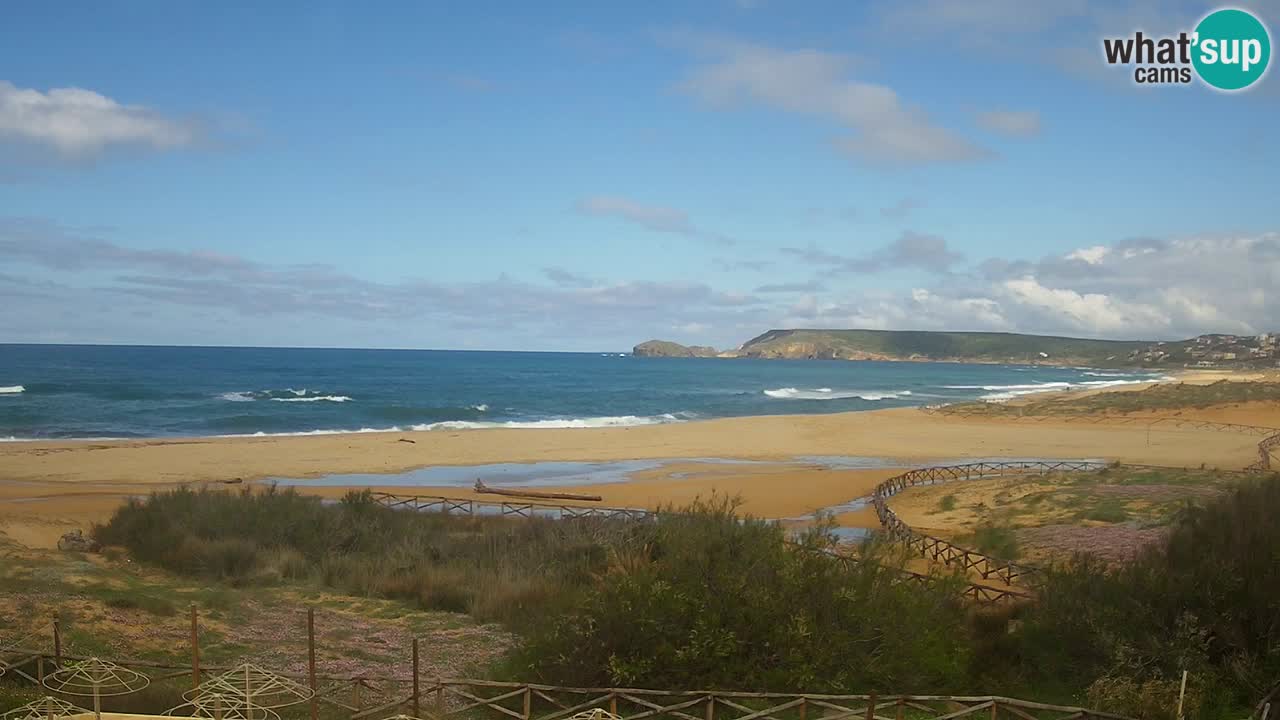 Webcam Torre dei Corsari – Liveblick auf den Strand von Punta Usai
