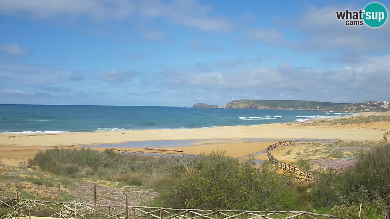 Webcam Torre dei Corsari – Vista live sulla spiaggia da Punta Usai