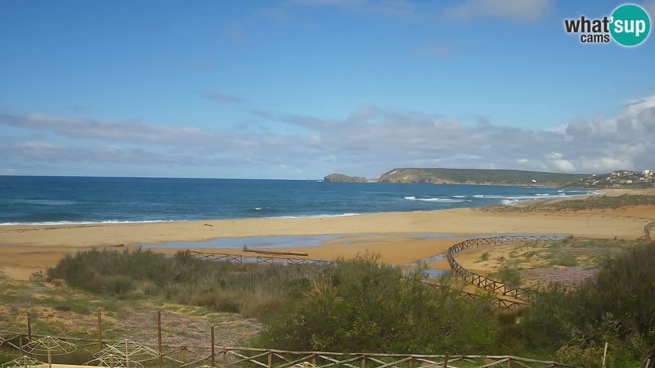 Webcam Torre dei Corsari – Vue en direct sur la plage depuis Punta Usai