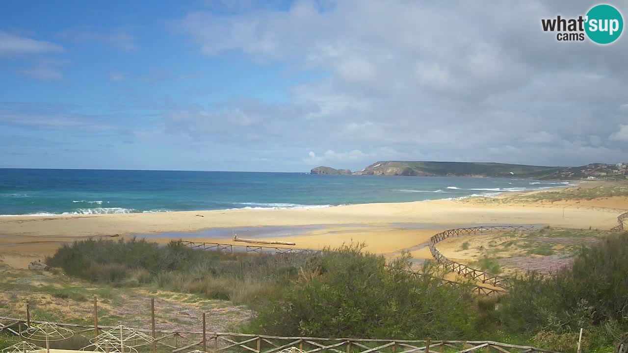 Webcam Torre dei Corsari – Vue en direct sur la plage depuis Punta Usai