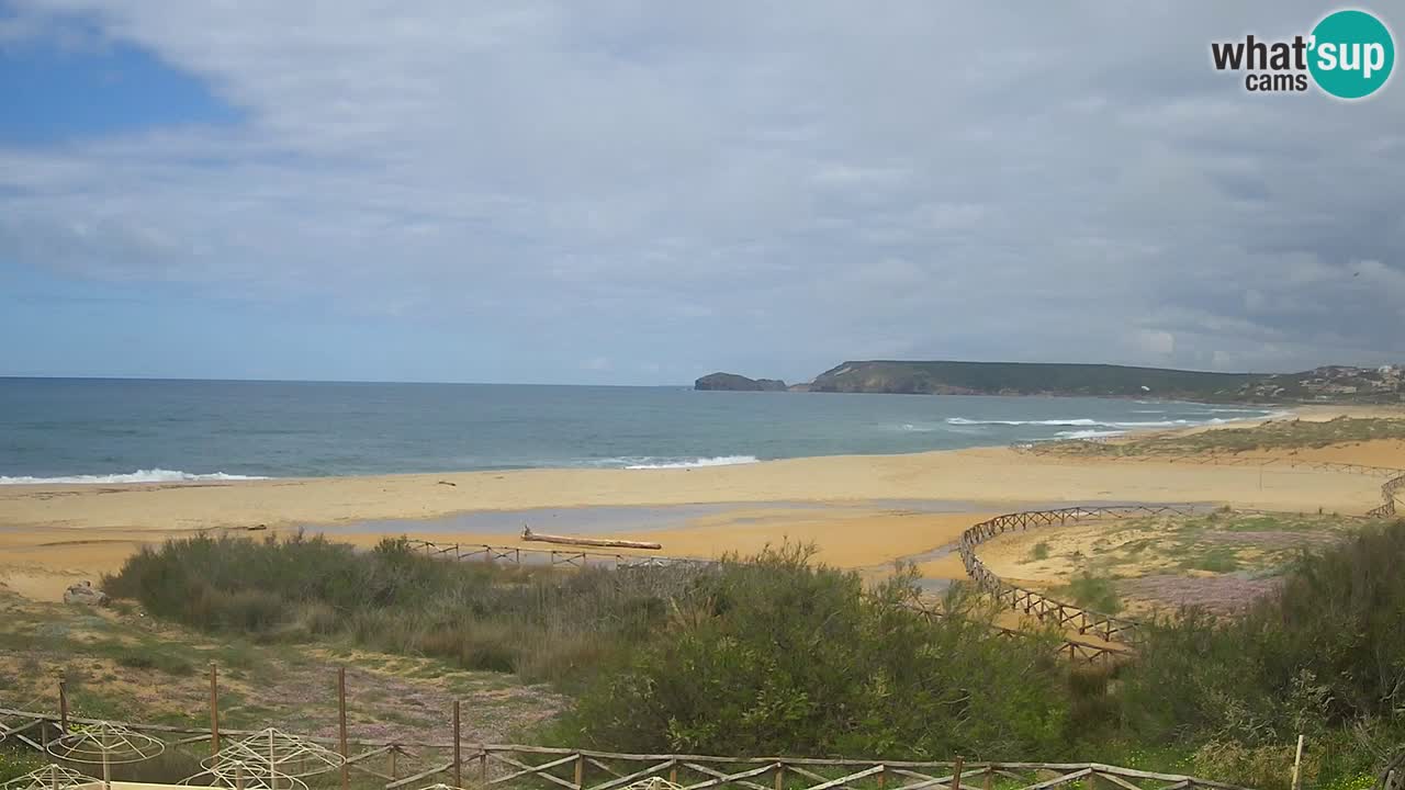 Webcam Torre dei Corsari – Vue en direct sur la plage depuis Punta Usai