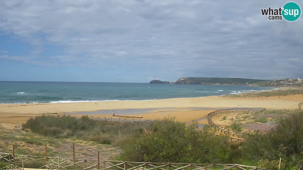 Cámara web Torre dei Corsari – Vista en directo de la playa desde Punta Usai