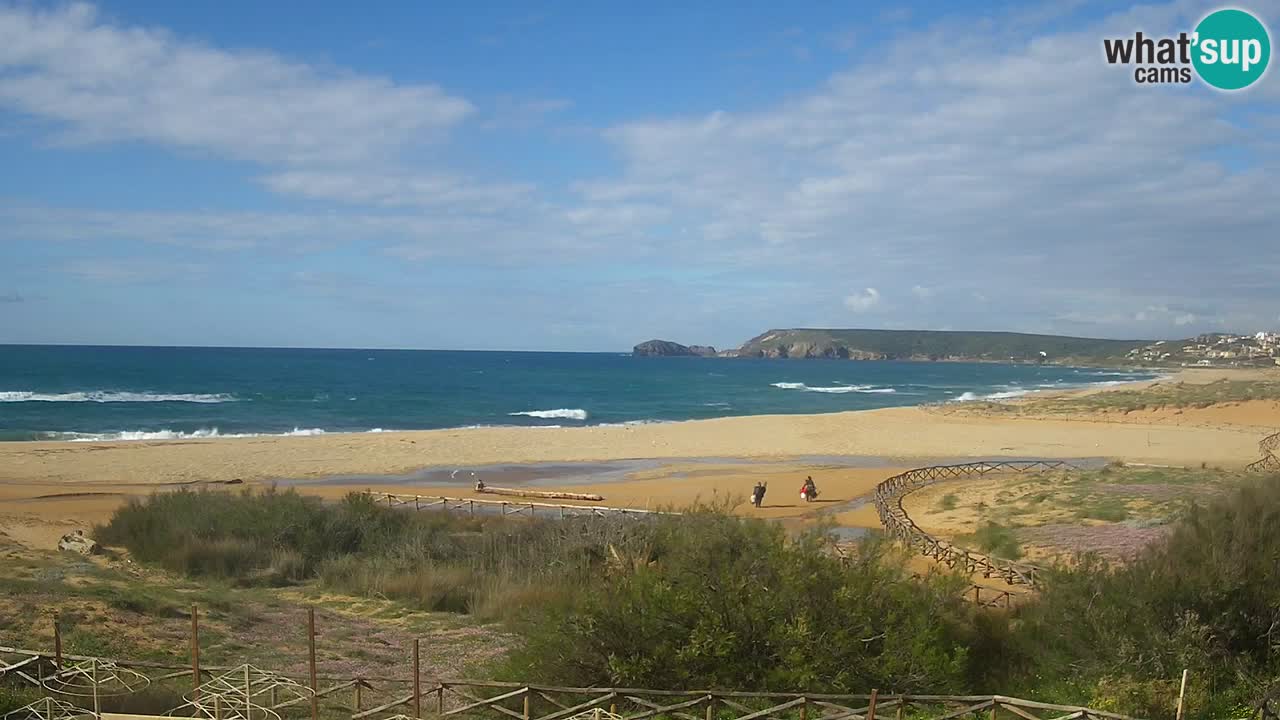 Webcam Torre dei Corsari – Vista live sulla spiaggia da Punta Usai