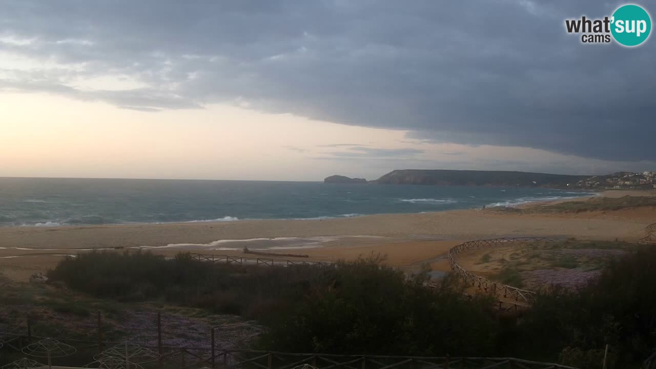 Cámara web Torre dei Corsari – Vista en directo de la playa desde Punta Usai