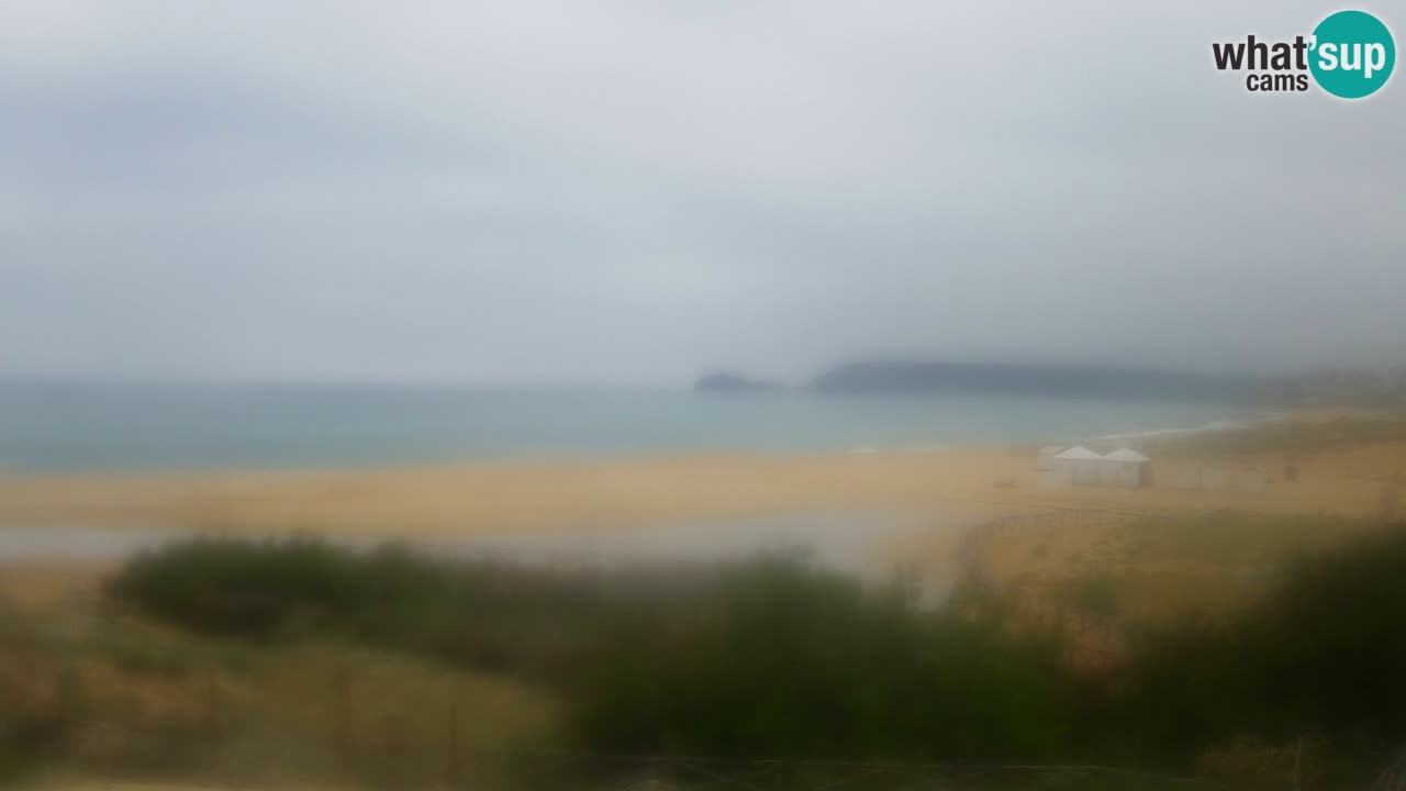 Cámara web Torre dei Corsari – Vista en directo de la playa desde Punta Usai