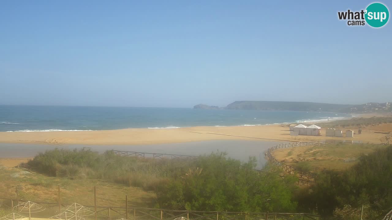 Webcam Torre dei Corsari – Live Beach View from Punta Usai