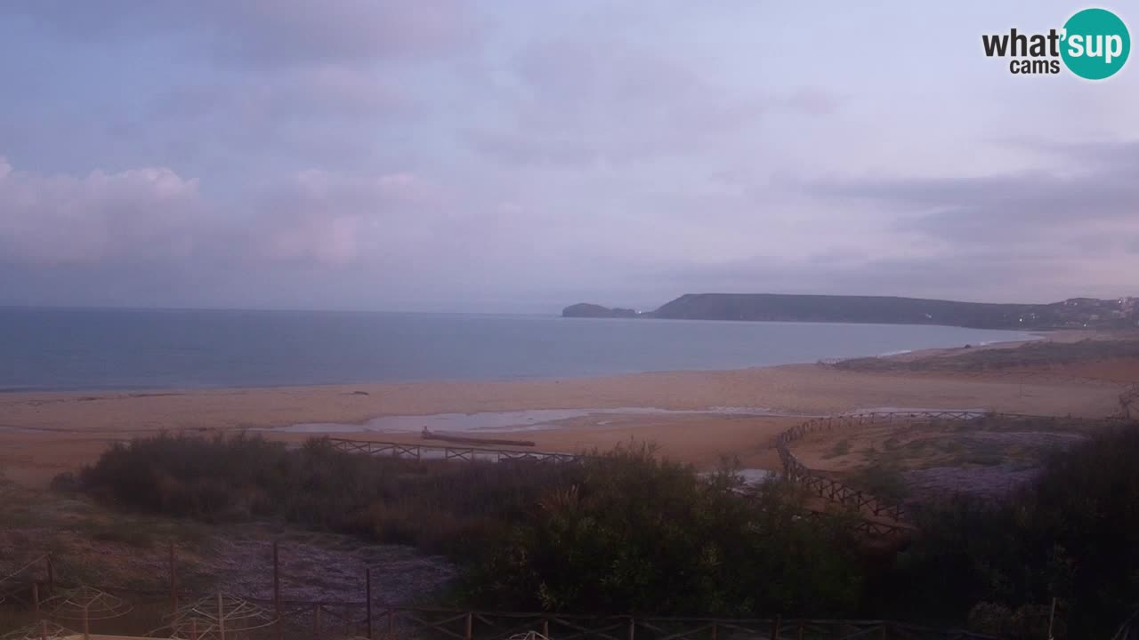 Webcam Torre dei Corsari – Liveblick auf den Strand von Punta Usai