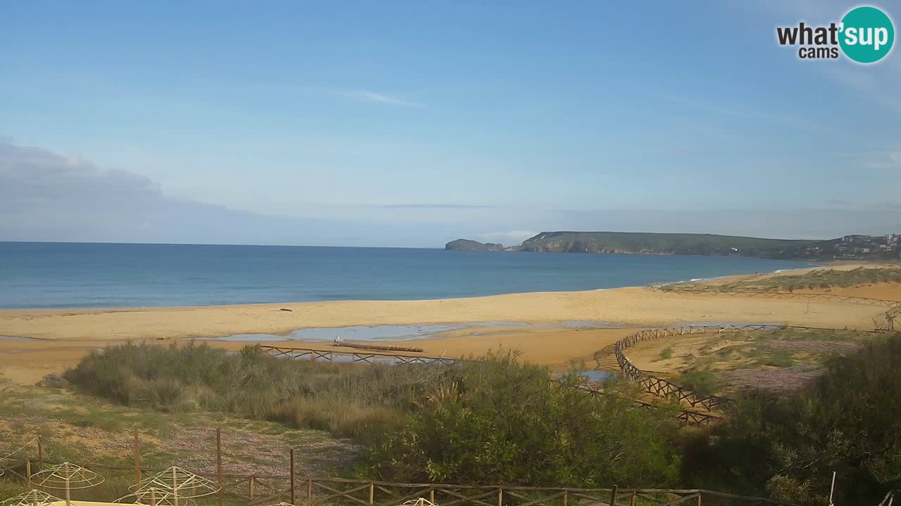 Webcam Torre dei Corsari – Vue en direct sur la plage depuis Punta Usai