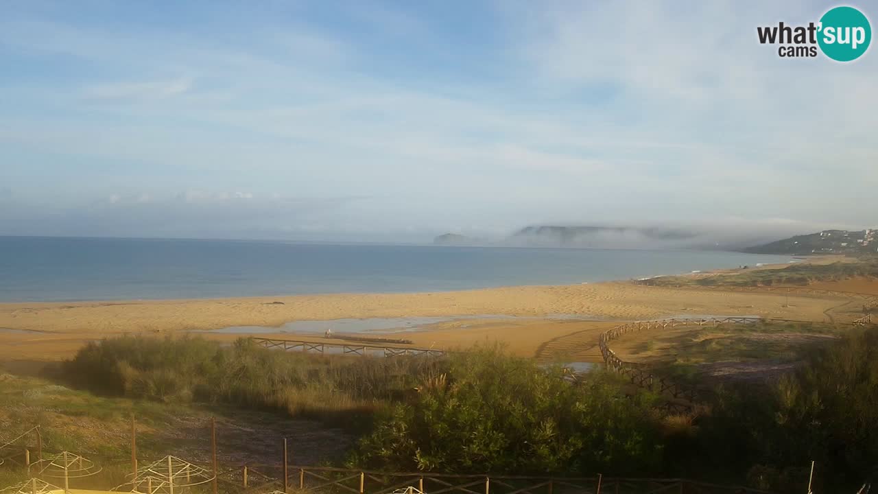Webcam Torre dei Corsari – Live Beach View from Punta Usai