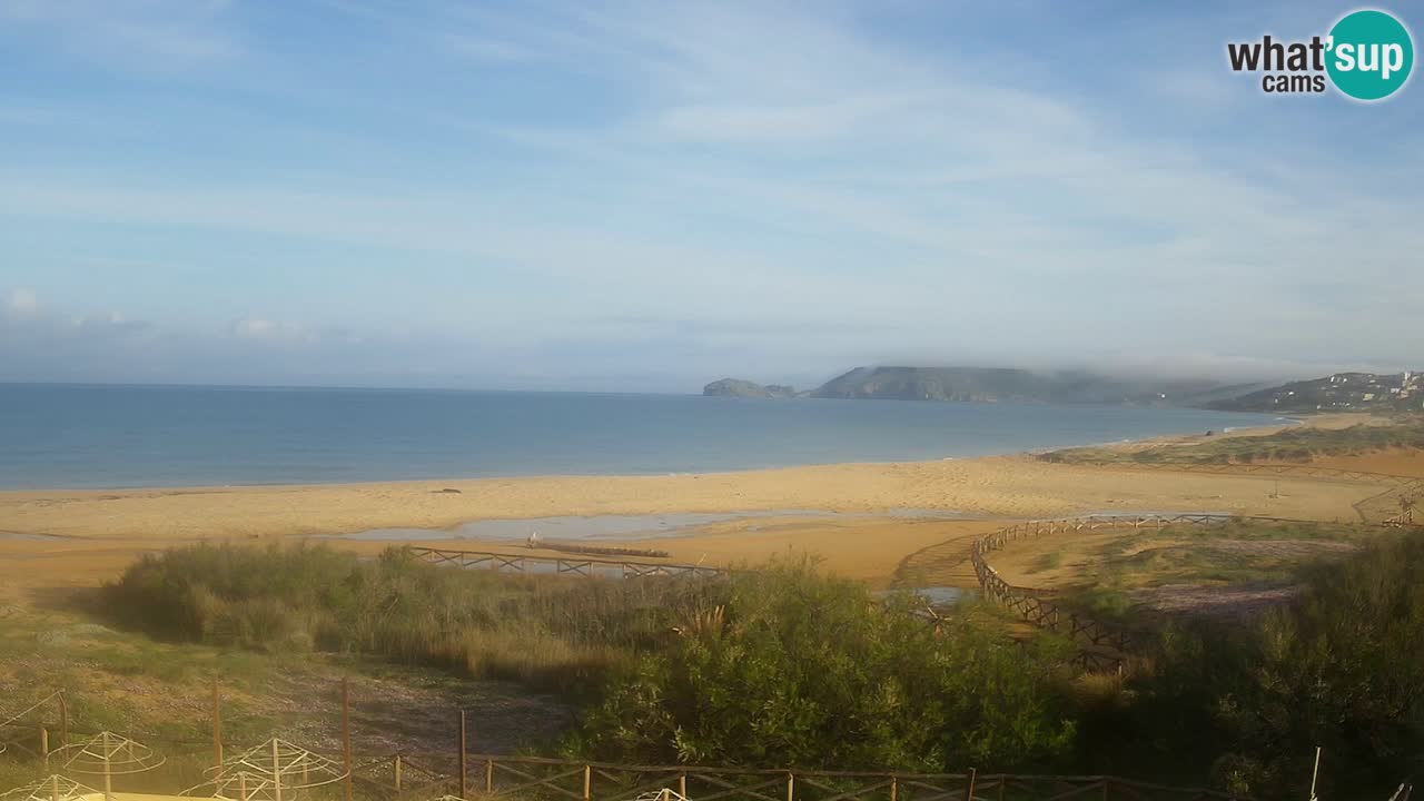 Webcam Torre dei Corsari – Live Beach View from Punta Usai